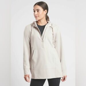 Athleta Abalone Gray Glacier Handkerchief Poncho - Size Small